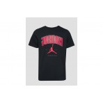 Jordan Jumpman Παιδικό Κοντομάνικο T-Shirt Μαύρο, Μπορντό