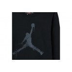 Jordan Jumpman Drip Παιδική Μακρυμάνικη Μπλούζα Μαύρη