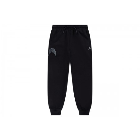 Jordan MVP Fleece Παιδικό Παντελόνι Φόρμας Μαύρο