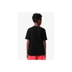 Jordan City Παιδικό Κοντομάνικο T-Shirt Μαύρο, Κόκκινο, Λευκό