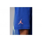 Jordan Jumpman Grid Blur Παιδικό Κοντομάνικο T-Shirt Ρουά, Φυτρί