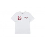 Jordan Flight Day Παιδικό Κοντομάνικο T-Shirt Λευκό, Κόκκινο, Μαύρο