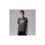 Jordan Geo Tie Dye Παιδικό Κοντομάνικο T-Shirt Ανθρακί