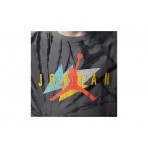Jordan Geo Tie Dye Παιδικό Κοντομάνικο T-Shirt Ανθρακί