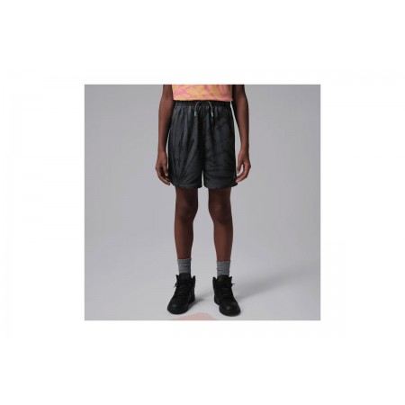 Jordan Tie Dye Mesh Παιδική Αθλητική Βερμούδα Ανθρακί