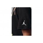 Jordan Super Splash Paint Spill Jumpman Παιδικό Κοντομάνικο T-Shirt Μαύρο