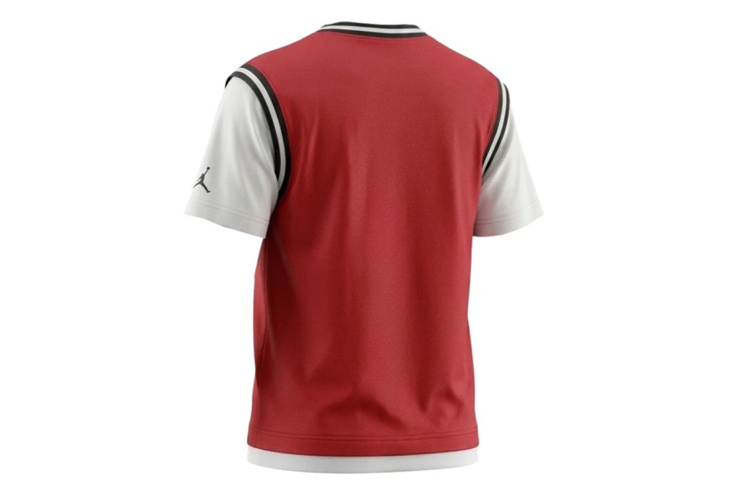 Jordan Dynasty Jersey Παιδικό Κοντομάνικο T-Shirt Κόκκινο, Λευκό, Μαύρο