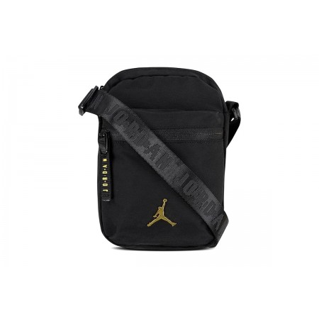 Jordan Airborne Τσαντάκι Ώμου - Χιαστί Μαύρο