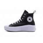 Converse Chuck Taylor All Star Move Platform Leather Sneakers