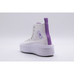 Converse Chuck Taylor All Star Move Platform Sneakers Λευκά, Μωβ