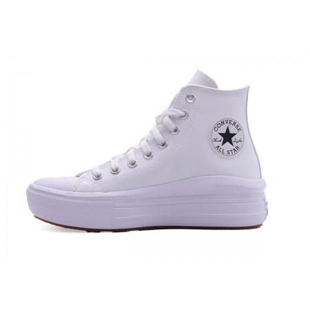 Converse Chuck Taylor All Star Move Leather Sneakers Λευκά