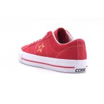Converse One Star Pro Suede Ανδρικά Παπούτσια Κόκκινα