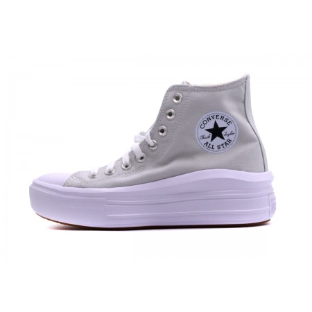 Converse Chuck Taylor All Star Move Platform Sneakers Γκρι, Λευκά