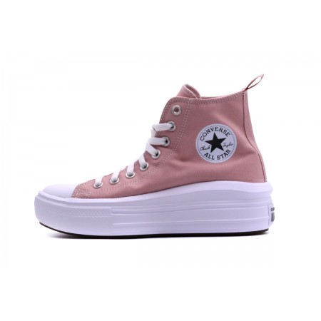 Converse Chuck Taylor All Star Move Platform Sneakers Ροζ, Λευκά