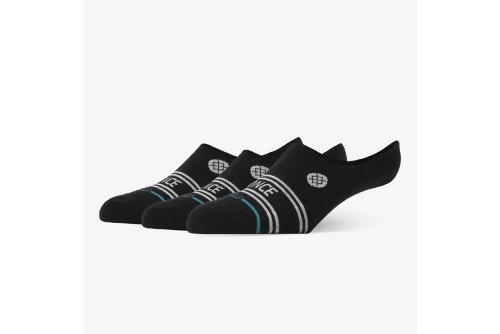 Stance Vital No Show Κάλτσες Κοντές 3 Ζευγάρια (A148A25VIT-BLK)