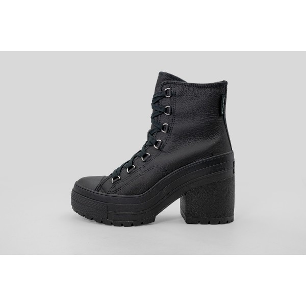 Converse Chuck 70 De Luxe Heel Platform Leather Hi Μποτάκια (A15514C)