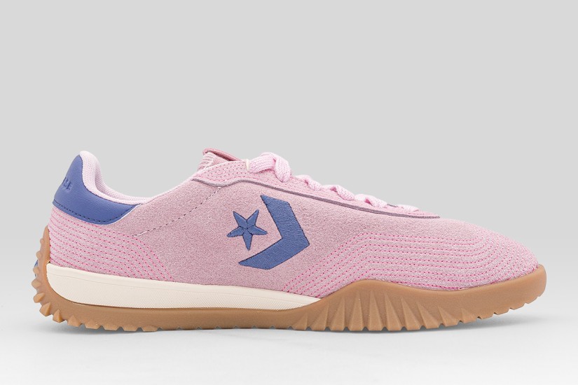 Converse Run Star Trainer Stitched Suede Sneakers Ροζ, Μωβ, Εκρού, Μπεζ
