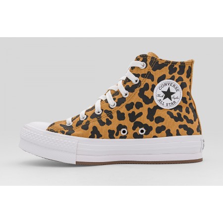 Converse Chuck Taylor All Star Lift Eva Leopards Platform Sneakers 