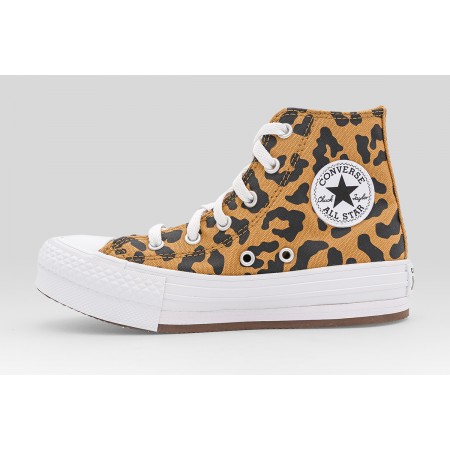 Converse Chuck Taylor All Star Lift Eva Leopards Platform Sneakers 