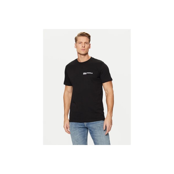 Karl Lagerfeld Slim Ss T-Shirt Ανδρικό T-Shirt (A1M17003 999)