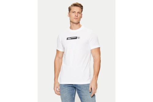 Karl Lagerfeld Slim Fit Graphic T-Shirt Ανδρικό (A1M17112 100)