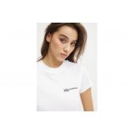 Karl Lagerfeld Γυναικείο Κοντομάνικο T-Shirt Λευκό