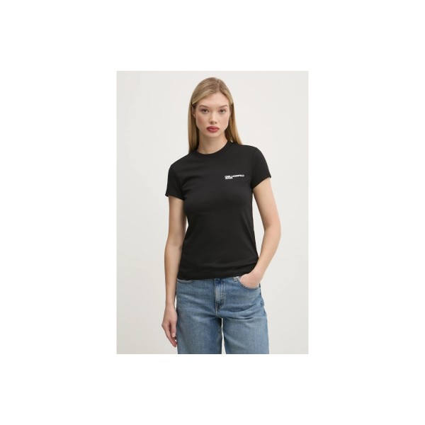 Karl Lagerfeld Slim Ss Tee T-Shirt Γυναικείο (A1W17004 999)