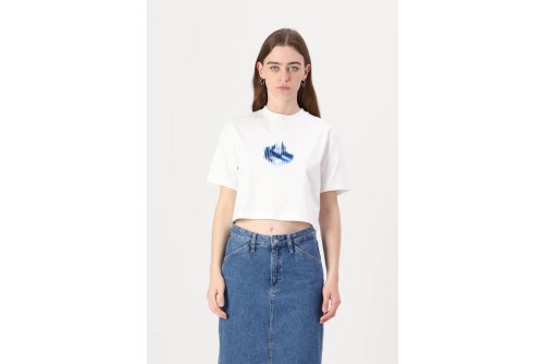 Karl Lagerfeld Boxy Glitched T-Shirt Γυναικείο (A1W17109 100)