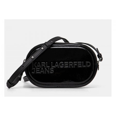 Karl Lagerfeld Essential Pu Camera Τσαντάκι Χιαστί - Ώμου 