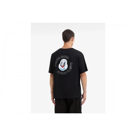 GCDS Clown Ανδρικό Κοντομάνικο T-Shirt Μαύρο