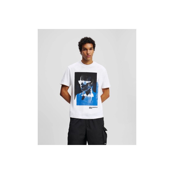 Karl Lagerfeld Reg Ss T-Shirt Ανδρικό (A2M17036 100)
