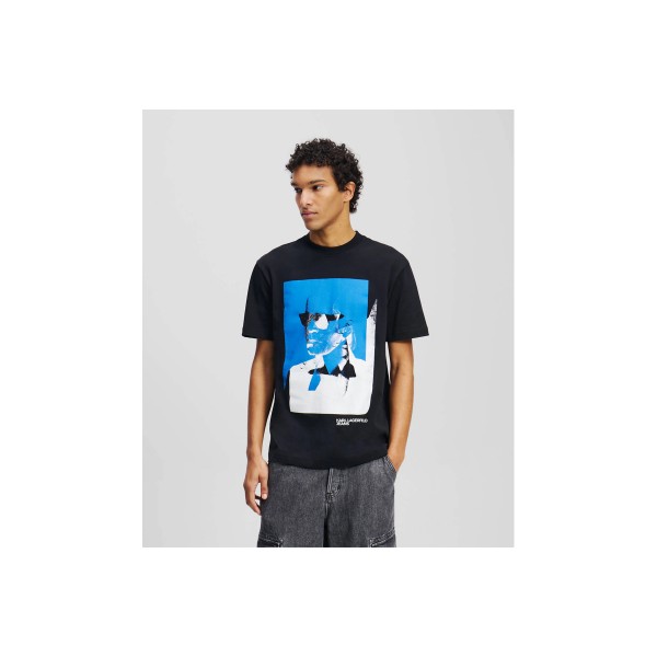 Karl Lagerfeld Reg Ss T-Shirt Ανδρικό (A2M17036 999)