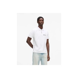 Karl Lagerfeld Logo Polo Ανδρικό (A2M17094 100)