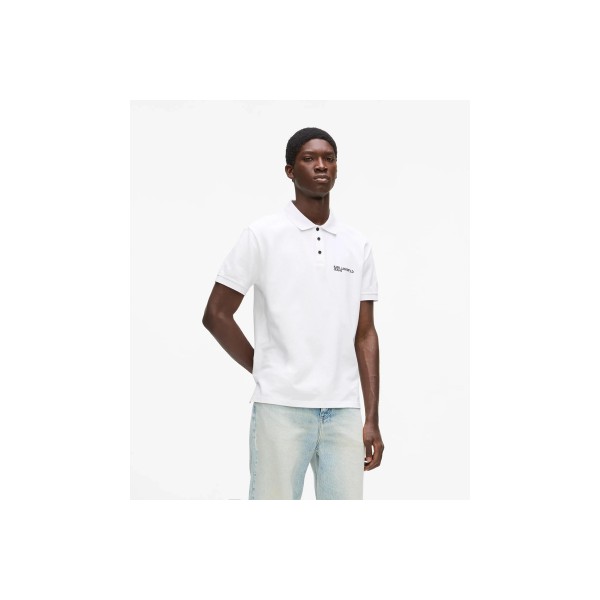 Karl Lagerfeld Logo Polo Ανδρικό (A2M17094 100)