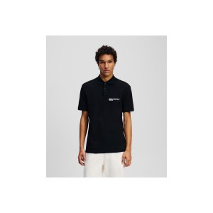 Karl Lagerfeld Regular Pique Polo Ανδρικό (A2M17094 999)