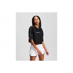 Karl Lagerfeld Relaxed Cropped Piping Γυναικείο Κοντομάνικο T-Shirt