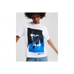 Karl Lagerfeld Γυναικείο Κοντομάνικο T-Shirt Λευκό, Μπλε, Μαύρο