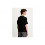 Karl Lagerfeld Shibori Γυναικείο Κοντομάνικο T-Shirt Μαύρο