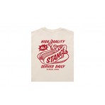 Stance Dog Ανδρικό Κοντομάνικο T-Shirt Εκρού