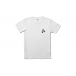 Stance High Roller Ανδρικό Κοντομάνικο T-Shirt Λευκό