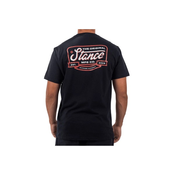 Stance Script Seal T-Shirt Ανδρικό (A3SS1C25SC BLK)