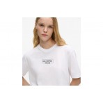 Karl Lagerfeld Outline Logo T-Shirt Γυναικείο (A4W17003 100)