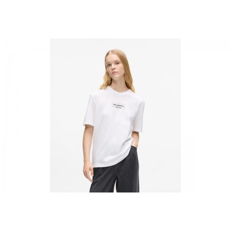 Karl Lagerfeld Outline Logo T-Shirt Γυναικείο 