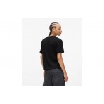 Karl Lagerfeld Outline Logo T-Shirt Γυναικείο (A4W17003 999)