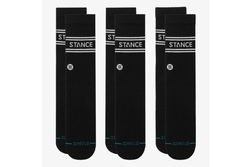 Stance Vital Κάλτσες Ψηλές 3 Ζευγάρια (A556A25VIT-BLK)