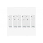 Stance Origin Κάλτσες Ψηλές 6 Ζευγάρια (A556C24ORI-WHT)