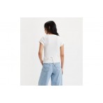 Levi's Top Κοντομάνικο Κρουαζέ Γυναικείο (A59090000)