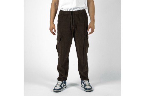 Bee Unusual Baggy Corduroy Παντελόνι Cargo Ανδρικό (AB-256019)