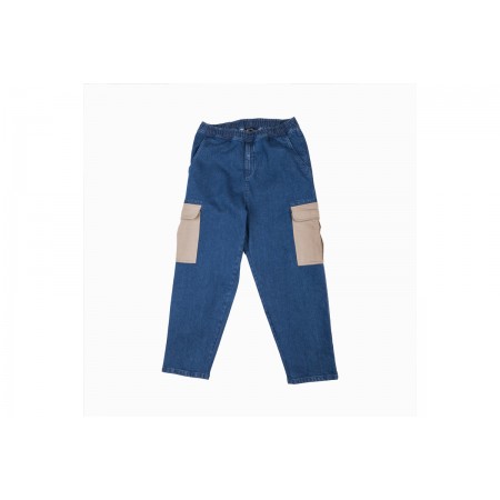 Bee Unusual Buggy Cargo Washed Παντελόνι Τζιν Ανδρικό 