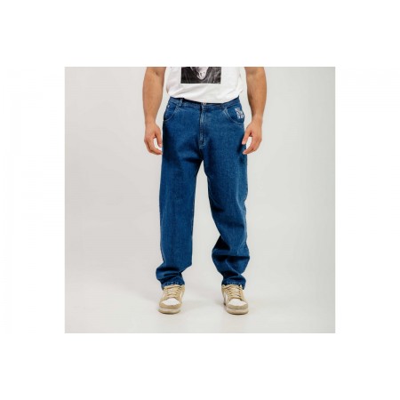 Bee Unusual Relaxed Washed Παντελόνι Τζιν Ανδρικό 